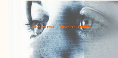 “Pangram (The Quick Brown Fox)”  por Alan Bigelow