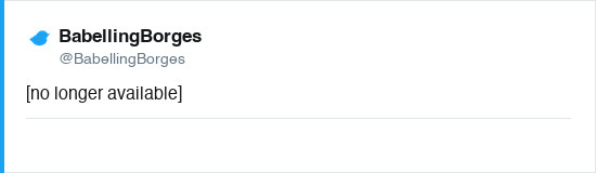 Tweet by @BabellingBorges (no longer available)