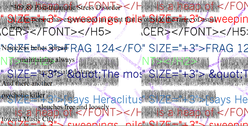 White background with various lines of text that are illegible due to overlapping.