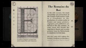 Example of reference material offered within the game.