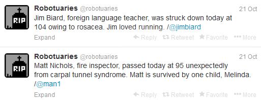 robotuary examples