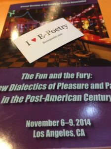 I ♥ E-Poetry @ ASA Conference