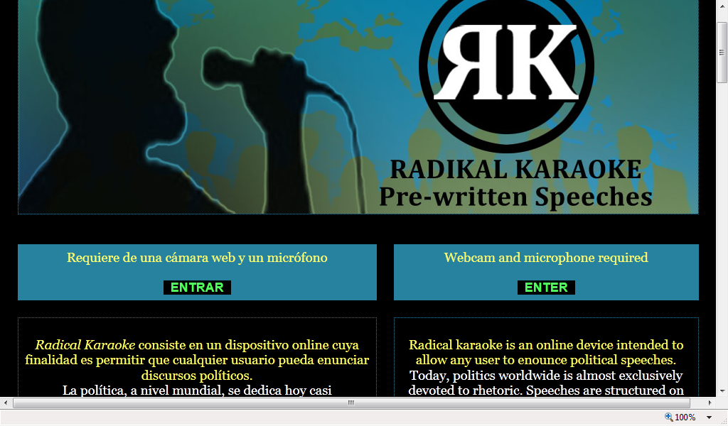 Radikal Karaoke por Belén Gache